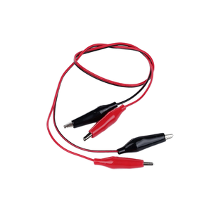 Ensemble de fils de test alligator rouges et noirs pour mesures électriques, tests sur banc et projets électroniques DIY - Product Image 3