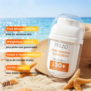Protector Solar Mineral de Óxido de Zinc de Marca Privada, Protección Solar, Resistente al Agua, Textura Suave, Fórmula para Piel Sensible, 30 ml - Product Image 5