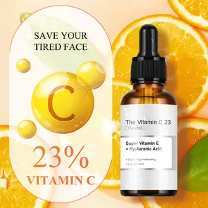 Wholesale OEM private label Vitamin C essence original liquid  moisturizing  delicate skin whitening serum