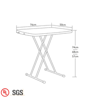 Design moderne en plein air pique-nique portable camping pique-nique pliant hauteur ajuster table basse