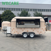 Wecare Bar extérieur mobile, cuisine entièrement équipée, foodtruck, camion à burgers, camion de restauration, remorque alimentaire, camion à pizzas avec cuisine complète