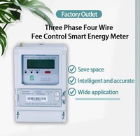 Compteur d'énergie triphasé intelligent d'usine de la Chine Enregistreur de données Wifi/NB Compteur d'électricité prépayé GSM Rail DIN LCD RS485 Meilleur prix!