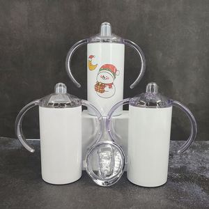 Siap Kirim 12 Oz Tumbler Sublimasi Anti Rusak untuk Anak, Botol Minum Sippy Cup untuk Sekolah, Mug Desain Individual untuk Anak - Product Image 1