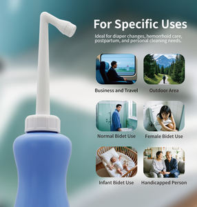 Bidé Portátil Manual <span class=keywords><strong>de</strong></span> Viaje <span class=keywords><strong>de</strong></span> 500ml/300ml con Colores Personalizados, Botella <span class=keywords><strong>de</strong></span> Riego para el Cuidado del Bebé y la Madre, Bidé Portátil <span class=keywords><strong>de</strong></span> Mano - Product Image 4