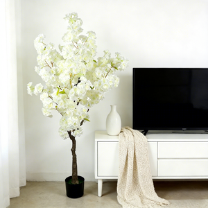 Árbol de Cerezo Artificial de Seda de Alta Calidad, Decoración para Piso, Boda, Hogar, Planta Duradera y Colorida, Bonsái, Navidad, Año Nuevo - Product Image 2