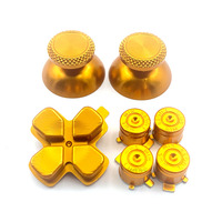 Kit de boutons DIY pour manette 7 pièces – Boutons et joysticks métalliques pour PS5