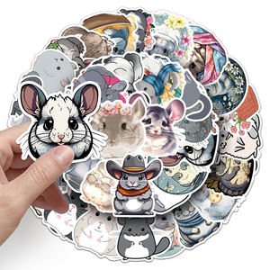 50 pièces ventes d'usine dessin animé Kawaii Animal <span class=keywords><strong>Totoro</strong></span> autocollant personnalisé pour ordinateur portable tasse Journal autocollant - Product Image 6