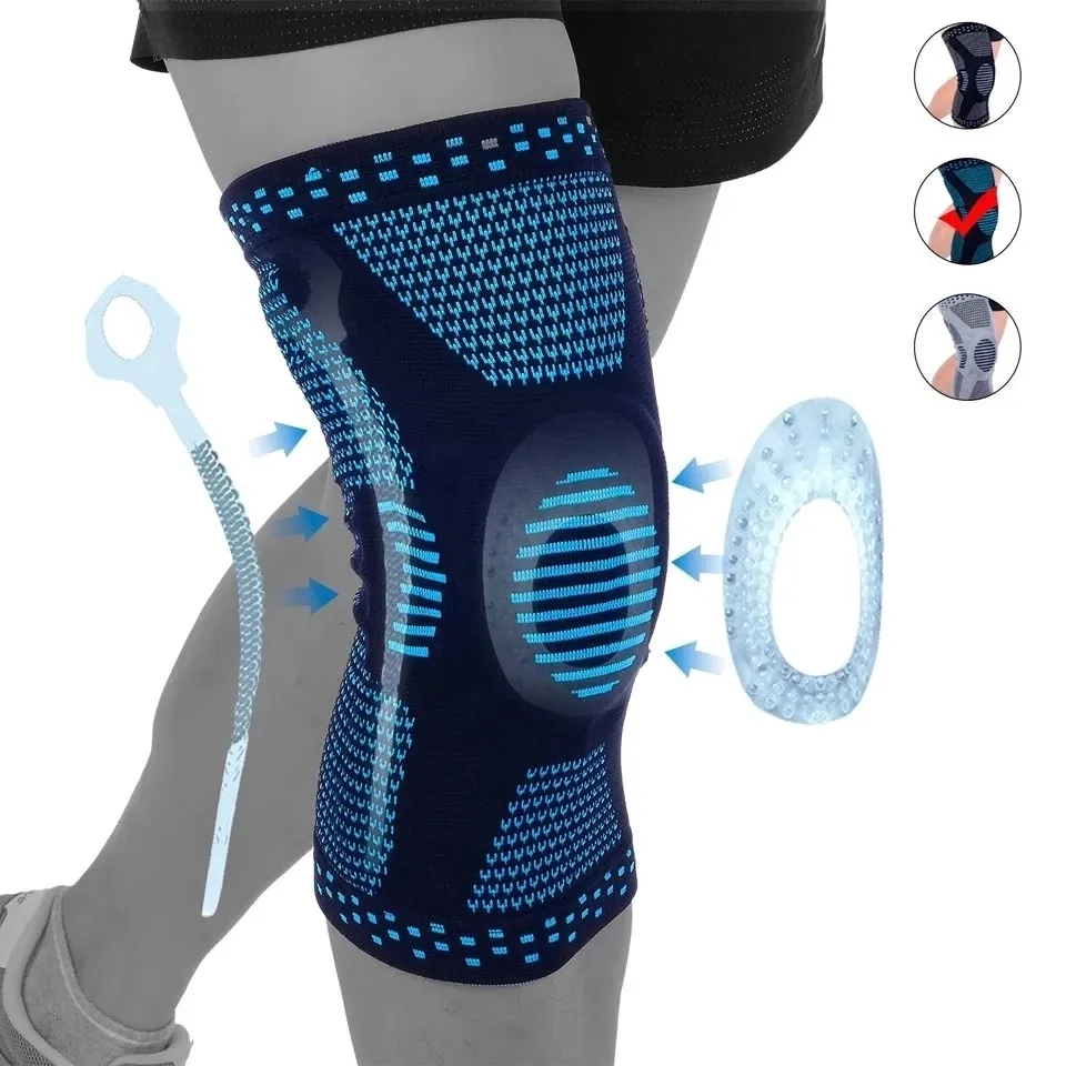 Professional Knee Brace Knee Compression Sleeve Support for Men Women with Patella Gel Pads
