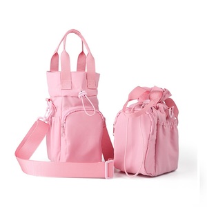 Sac bandoulière porte-bouteille d'eau réglable avec pochette pour téléphone, pour bouteille isotherme de 40 oz - Product Image 1
