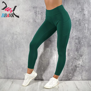 Side Pocket <b>Women's</b> High Waist Yoga Leggings Capris Pants Athletic Jogging <b>Running</b> Fitness Yoga Pants Leggings for <b>Women</b> - Product Image 4