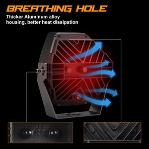 Siêu sáng 120W tại chỗ lũ chùm hổ phách lần lượt tín hiệu <span class=keywords><strong>LED</strong></span> lái xe ánh sáng off road <span class=keywords><strong>LED</strong></span> làm việc ánh sáng cho xe Jeep xe tải Trailer máy kéo UTV - Product Image 4