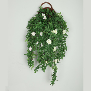 Decoración de Pared con Rosas Artificiales, Guirnalda de Rosas para Esquina, Alta Simulación, Arreglo Floral de Plástico para Interiores, Sala de Estar - Product Image 5