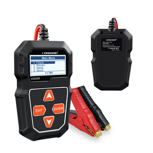 Самый экономичный тестер автомобильных аккумуляторов KONNWEI KW208 цифровой анализатор аккумуляторов 12 В - Product Image 1
