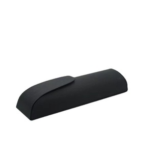 Étui à lunettes rectangulaire noir semi-rigide 3-5,9 pouces, style simple, portable pour lunettes - Product Image 5