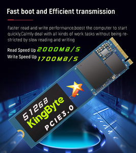 Nvme 512Gb Solid State Drive 2000 Mb/s Leessnelheid Pcie3 Ssd M.2 Nvme Gen3 Fcc/Metal Shell Nvme Ssd M2 - Product Image 3