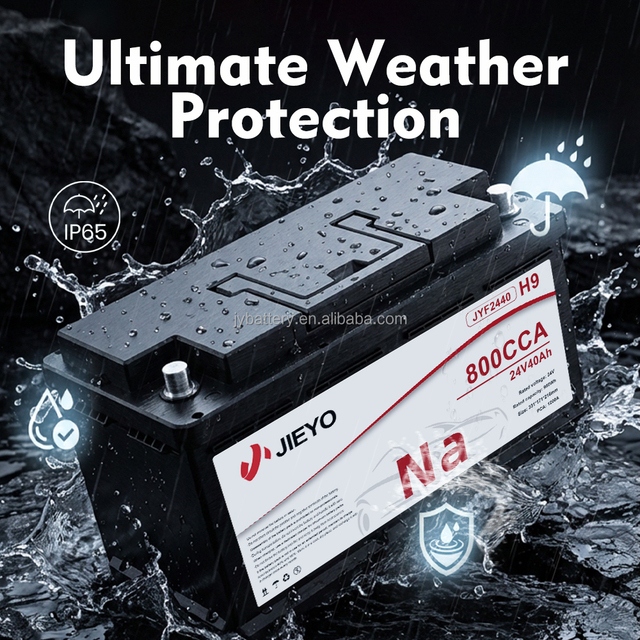 24V Sodium Ion Battery 30Ah 40Ah 960Wh -40C to 80C Operating Temperature IP65 Waterproof for Sodium Ion Car Battery