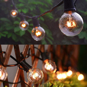 REEHAND EU220V G4 <span class=keywords><strong>guirlande</strong></span> de lampes en tungstène 50FT LED <span class=keywords><strong>rideau</strong></span> <span class=keywords><strong>guirlande</strong></span> <span class=keywords><strong>lumineuse</strong></span> IP44 blanc chaud jardin scène fête festive 1 an - Product Image 5