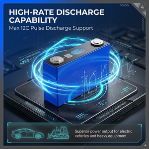 Batterie au phosphate de fer et de lithium EV E 3.2V 72.5Ah, cellule de batterie LiFePO4 à décharge constante 3C, haute puissance, longue durée de vie, batterie pour véhicule électrique - Product Image 5