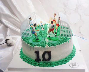 Figurine de décoration de gâteau en plastique sur le thème de l'équipe de football, à faire soi-même, pour ornement de table d'anniversaire - Grande Vente - Product Image 3
