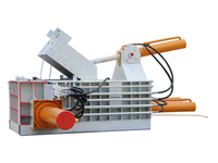 Compacteur hydraulique entièrement automatique pour métaux de rebut, presse à copeaux métalliques motorisée, machine à regroupement de canettes en aluminium et de ferraille