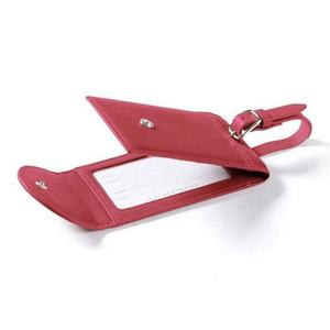 Sangles d'étiquettes de bagages créatives en cuir véritable, motif uni, résistantes à l'eau, écologiques, de qualité supérieure, souples et tendance, pour nom. - Product Image 3