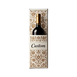 Boîte à vin individuelle TongKun <span class=keywords><strong>en</strong></span> <span class=keywords><strong>carton</strong></span> découpé et gaufré, écologique, <span class=keywords><strong>en</strong></span> matériaux recyclés, finition mate UV, fabrication usine - Product Image 1