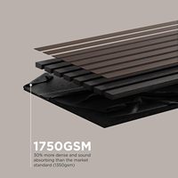 Panneaux insonorisants 3D décoration murale panneau akustik holz panneaux muraux acoustiques en bois pour studio cinéma