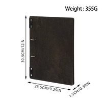 Porta Menús Personalizado A4 A5 con Logotipo, Carpeta de Menú de Madera Premium para Restaurante, Bar, Cafetería, Bebidas, Suministros para Bodas