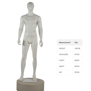 Yihe personalizzabile da 185cm di vendita al dettaglio in fibra di vetro posizione dritta intera finestra di visualizzazione manichini maschili - Product Image 1