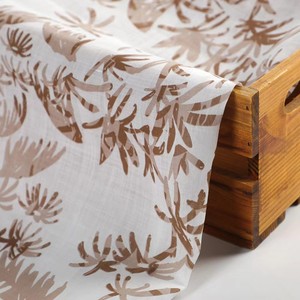 Eco Fabriek Customiation Lotusblad Bedrukt 100% Ramee Stof Voor Kleding - Product Image 6