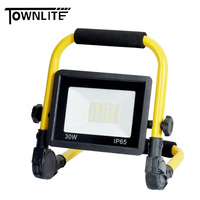 Lumière de travail LED AC portable et réglable de 50 W, 4500 lm, IP66, étanche, projecteur extérieur, 6000 K, atelier