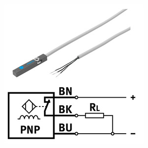 Festo Sies-8m-Po-24V-K-7.5-Oe Proximity Switch Inductive Sensor 7.5 Mm Sensing Distance Screw Terminal Shielded - Product Image 5