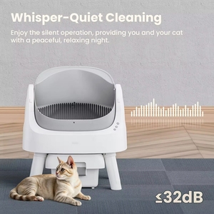 AutoScooper 11 Bac à litière pour chat en plastique intelligent de grande capacité - Nettoyage automatique mains libres pour les familles multi-chats - Product Image 2