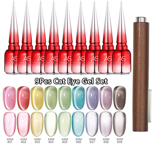 Etiqueta privada Rosa 15ml Cat Eye Gel Esmalte de uñas Set Nude Semipermanente Diseñador Francés UV Gel Barniz LED Lámpara Fuente <span class=keywords><strong>Nagellack</strong></span> - Product Image 2