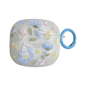 Linda funda <span class=keywords><strong>de</strong></span> <span class=keywords><strong>silicona</strong></span> estilo coreano chica conejito flor oreja para Apple para AirPods 1/2/3 generación para auriculares Bluetooth Pro - Product Image 6
