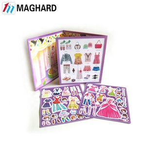 Venta al por mayor de fábrica de China directamente OEM magnético Dressup libro de juguete para niños - Product Image 3
