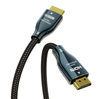 Câble HDMI 8K 2.1 ultra haute vitesse 48 Gbps 10K 8K60 4K120 HDR ARC avec coque en alliage de zinc bleu tressé pour téléviseur 8K et moniteur