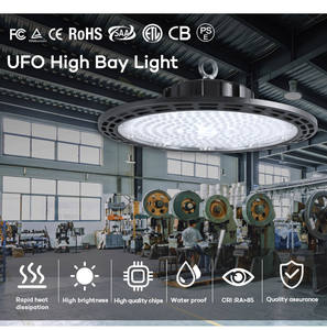 China Fabriek Ip65 Ufo High Bay Licht 100W 150W 200W 300W Led Outdoor Magazijnverlichting Duurzaam En Weerbestendig - Product Image 4
