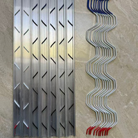 Profilé de fixation de film pour serre à forte teneur en zinc, en aluminium galvanisé, à rainure de maintien, en promotion