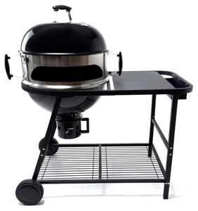 22.5 inch thép ngoài trời Ấm đun nước nướng lò nướng bánh pizza với điện Rotisserie Kit BBQ nướng bánh pizza Vòng bảng thịt nướng - Product Image 1