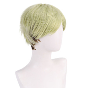 Perruque de cosplay Ainizi Ombre Light Gold <span class=keywords><strong>Erwin</strong></span> <span class=keywords><strong>Smith</strong></span> inspirée de l'anime L'Attaque des Titans/Shingeki No Kyojin pour hommes - Product Image 4