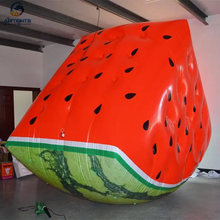 Hot Selling Watermelon Helium Balloon Good Quality Flying Inflatable Fruit Balloon