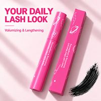 Mascara Volumisant Personnalisé avec Logo – Vente Chaude en Gros – Volume Accru, Sans Écaillage, Anti-Bavures, Revêtement Flexible pour Cils, Tenue Toute la Journée