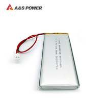 Baterai Solid State Isi Ulang A&S Power AS6060115 3.7V 5000mAh Tahan Lama dan Handal untuk Elektronik Konsumen & Mainan