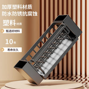 Organizador multifunción para fregadero de cocina, estante de almacenamiento con soporte para paños de cocina para encimera, no requiere instalación, 8-11,9 pulgadas de profundidad - Product Image 3