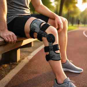 Inmovilizador Ortopédico Articulado <span class=keywords><strong>de</strong></span> <span class=keywords><strong>Rodilla</strong></span> y Pierna con Rango <span class=keywords><strong>de</strong></span> Movimiento Ajustable para Recuperación Postoperatoria <span class=keywords><strong>de</strong></span> LCA/LCM y Fracturas, OEM CE ISO13485 - Product Image 2
