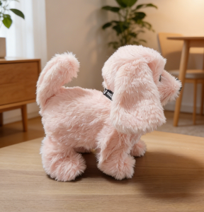 <span class=keywords><strong>Perro</strong></span> de Peluche Grande Brillante con Collar de Campana - Juguete Interactivo para Caminar y Ladrar con Pelaje Brillante, un Amigo Deslumbrante y Alegre - Product Image 4