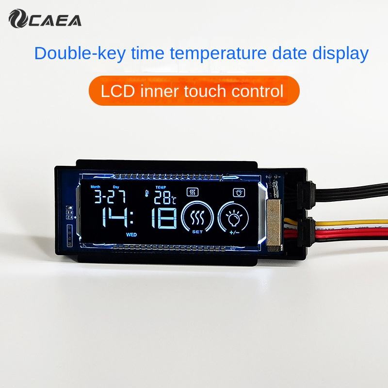 Dual-Color Temperature Smart Mirror Time Temperature Date Display Touchscreen Defogging Sensor Switch Inductive Switches Product