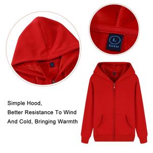 Design Premium Unisex Work Hoodie <b>Jackets</b> Thick Fabric Customisable Vendors with Free Samples Printed Pattern Hooded Collar - Product Image 3