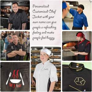 Veste de chef personnalisée pour hommes Manteau personnalisé pour hôtel cuisine restaurant - Product Image 5
